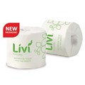 TOILET PAPER ROLL LIVI 7008 BASICS EMBOSSED 2PLY 400 SHEETSROLL CTN48