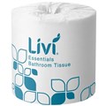 TOILET PAPER ROLL LIVI 1001 ESSENTIALS EMBOSSED 2PLY 400 SHEETSROLL CTN48