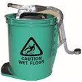 MOP BUCKET CLEANLINK 12002 HEAVY DUTY WRINGER 16L GREEN