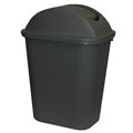 BIN CLEANLINK DUSTBIN WITH LID 12069 24L GREY