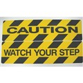 STYLUS MAT ANTISLIP 4711 CAUTION 150MM X 600MM BLKYLW