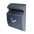 BIN SMOKERS COMPASS 765323 WALL MOUNTED GREY