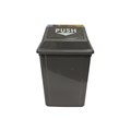BIN CLEANLINK PLASTIC 12055 40L SWING LID GREY