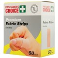 FIRST AIDERS CHOICE FABRIC STRIPS 69035 PREMIUM EXTRA WIDE PK50