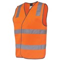 SAFETY VEST ZIONS 6DNSVOC HIVIS DAY  NIGHT ORANGE LARGE