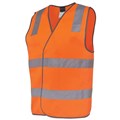 SAFETY VEST ZIONS 6DNSVOD HIVIS DAY  NIGHT ORANGE EXTRA LARGE