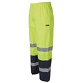 SAFETY RAIN PANTS ZIONS 6DPRPENCX HIVIS DAY  NIGHT LIMENAVY LARGE