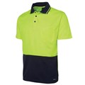 SAFETY POLO SHIRT 3811YLWL SHORT SLEEVE LARGE YELLOW
