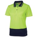 SAFETY POLO SHIRT 3897YLW14 SHORT SLEEVE LADIES YELLOW SIZE 14