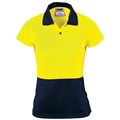 SAFETY POLO SHIRT 3897YLW16 SHORT SLEEVE LADIES YELLOW SIZE 16