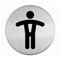 SIGN DURABLE PICTOGRAM 83MM MENS WC