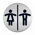 DURABLE SIGN PICTOGRAM 492023 WC WOMEN  MEN 83 MM