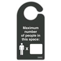SIGN DURUS GENERAL DOOR HANGER MAXIMUM CAPACITY 100X210MM CHARCOAL EACH