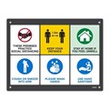 SIGN DURUS HYGIENE 400147009 WALL MOUNT KEY MESSAGES 400X300MM