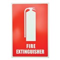 SIGN B834622 FIRE EXTINGUISHER LOCATION DOUBLE SIDED 225X225MM