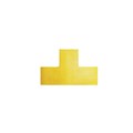 FLOOR MARKING SHAPE DURABLE T YELLOW PK10 170004CM