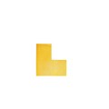 FLOOR MARKING SHAPE DURABLE L YELLOW PK10 170204