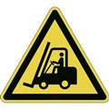 FLOOR SAFETY SIGN MARKING SELF ADHESIVE DURABLE CAUTION FORKLIFTS YELLOW 173404