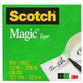 TAPE SCOTCH 810 12MMX33M MAGIC BOXED