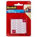 ADHESIVE MOUNT 3M SCOTCH 108SML REMOVABLE MOUNTING SQUARE 127X127MM PK64