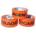 TAPE PRINTED STYLUS 3930 HANDLE WITH CARE FLUORESCENT ORANGEBLACK