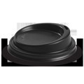 PAPER CUP LIDS BIOPAK TO SUIT 8OZ 227ML CUPS BLACK BX1000