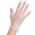 GLOVES VINYL GUARDIAN POWDER FREE CLEAR LARGE BX100
