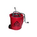 MOP BUCKET CLEANLINK 12003 HEAVY DUTY WRINGER 16L RED