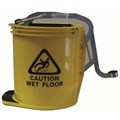 MOP BUCKET CLEANLINK 12001 HEAVY DUTY WRINGER 16L YELLOW