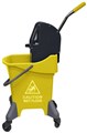 MOP BUCKET CLEANLINK 12009 DELUXE DOWNWARD PRESS 31L YELLOW