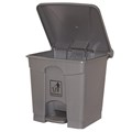 BIN CLEANLINK PLASTIC 12057 30L PEDAL LID GREY