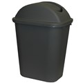 BIN CLEANLINK DUSTBIN WITH LID 12071 36L GREY