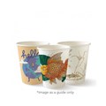PAPER CUP BIOPAK BC8ART 8OZ 227ML ART SERIES BX1000