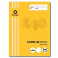 BOOK EXERCISE OLYMPIC 225X175MM 240PG SEWN E2824