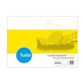 NOTEBOOK NSW PRIMARY STUDENT TUDOR 175X240MM 142040 10MM DOUBLE RULED  GUIDELINES YELLOW 32PG NL103 S90700