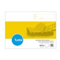 NOTEBOOK NSW PRIMARY STUDENT TUDOR 175X240MM 12MM DOUBLE RULED  GUIDELINES KHAKI 32PG NL123