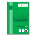 NOTEBOOK NSW PRIMARY STUDENT OLYMPIC 250X175MM 8MM SINGLE RULED GREEN 64PG NP864