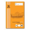 NOTEBOOK NSW PRIMARY STUDENT TUDOR BOTANY 250X175MM 8MM SINGLE RULED ORANGE 64PG NPT86