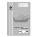 NOTEBOOK NSW PRIMARY STUDENT OLYMPIC BOTANY 250X175MM 10MM SINGLE RULED LIGHT GREY 64PG NPT16