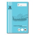 NOTEBOOK NSW PRIMARY STUDENT TUDOR BOTANY 250X175MM 12MM SINGLE RULED LIGHT BLUE 64PG NPT12