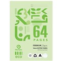 BOOK EXERCISE OLYMPIC ECO A4 64PG 14MM DOTTED THIRDS D146P