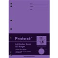 BOOK BINDER PROTEXT A4 8MM RULED WITH MARGIN 192PG PP COVER COW NB5044
