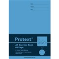 BOOK EXERCISE PROTEXT A4 11MM SOLID RULED WITH MARGIN 64PG PP COVER FOX NB5085
