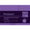 BOOK MINI STORY PROTEXT 165X240MM PLAIN24MM DOTTED THIRDS WITH MARGIN 64PG PP COVER DESK NB5089