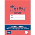 BOOK PROJECT WRITER PREMIUM 330X245MM PLAIN18MM SOLID RULED WITH MARGIN 64PG KEY EB6520