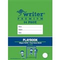 BOOK PLAYBOOKPROJECT WRITER PREMIUM 330X240MM PLAIN10MM SOLID RULED WITH MARGIN 64PG PLAYGROUND EB6555