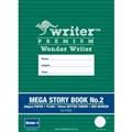 BOOK MEGA STORY WONDER WRITER 330X240MM NO2 PLAIN10MM DOTTED THIRDS WITH MARGIN 64PG WONDER 4 EB6583