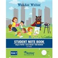 BOOK STUDENT NOTE BOOK WONDER WRITER 250X200MM 8MM RULES WITH MARGIN 64PG WONDER 9 EB6588