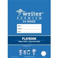 BOOK PLAYBOOKPROJECT WRITER PREMIUM 330X240MM PLAIN14MM SOLID RULED WITH MARGIN 64PG SWINGS EB6597