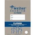 BOOK PLAYBOOKPROJECT WRITER PREMIUM 330X240MM PLAIN18MM SOLID RULED WITH MARGIN 64PG ROPES EB6598